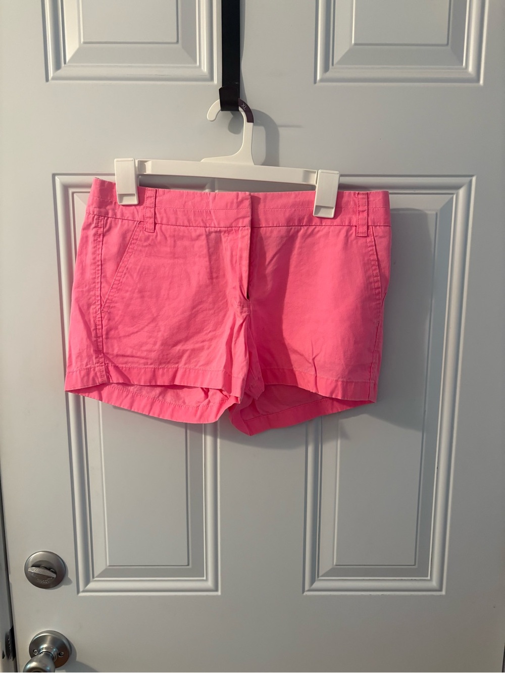 J. Crew Bright Pink Cotton Blend Bermuda Shorts